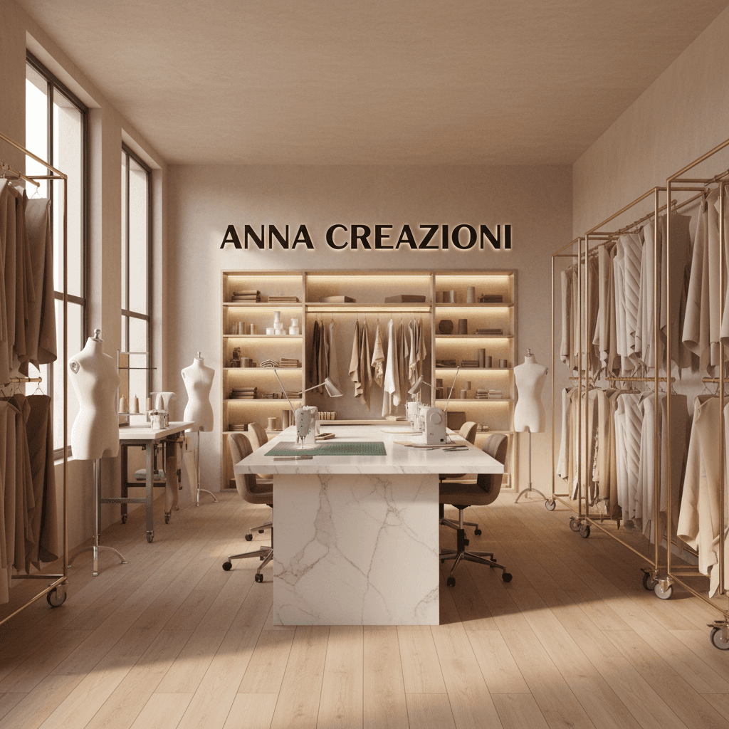Anna Creazioni atelier professional studio environment